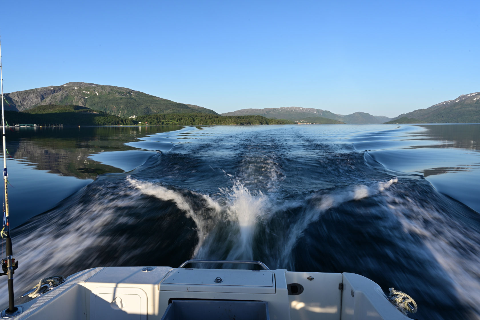 In schneller Fahrt fuhren wir zum Sund