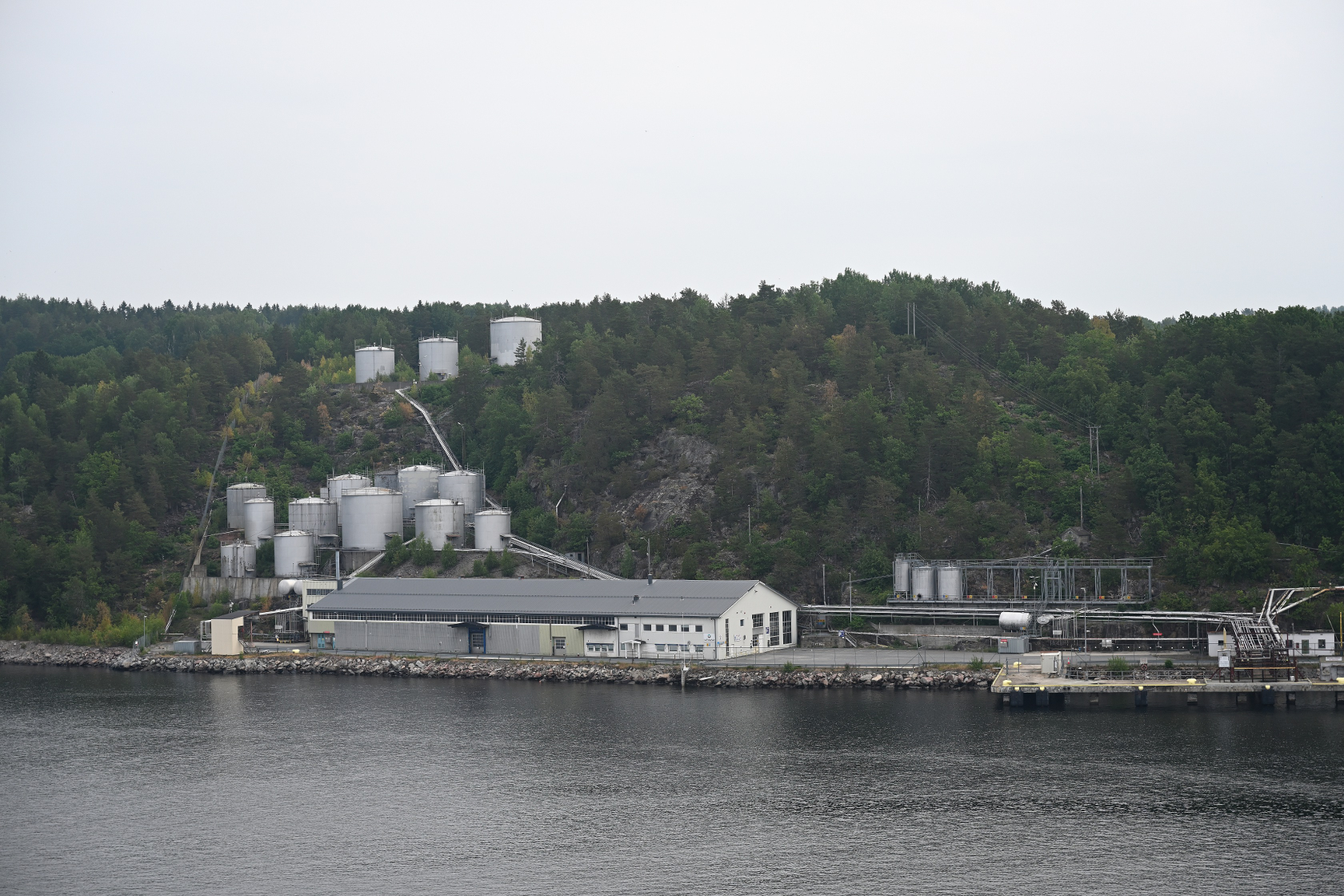 Ölhafen in der Osloer Bucht