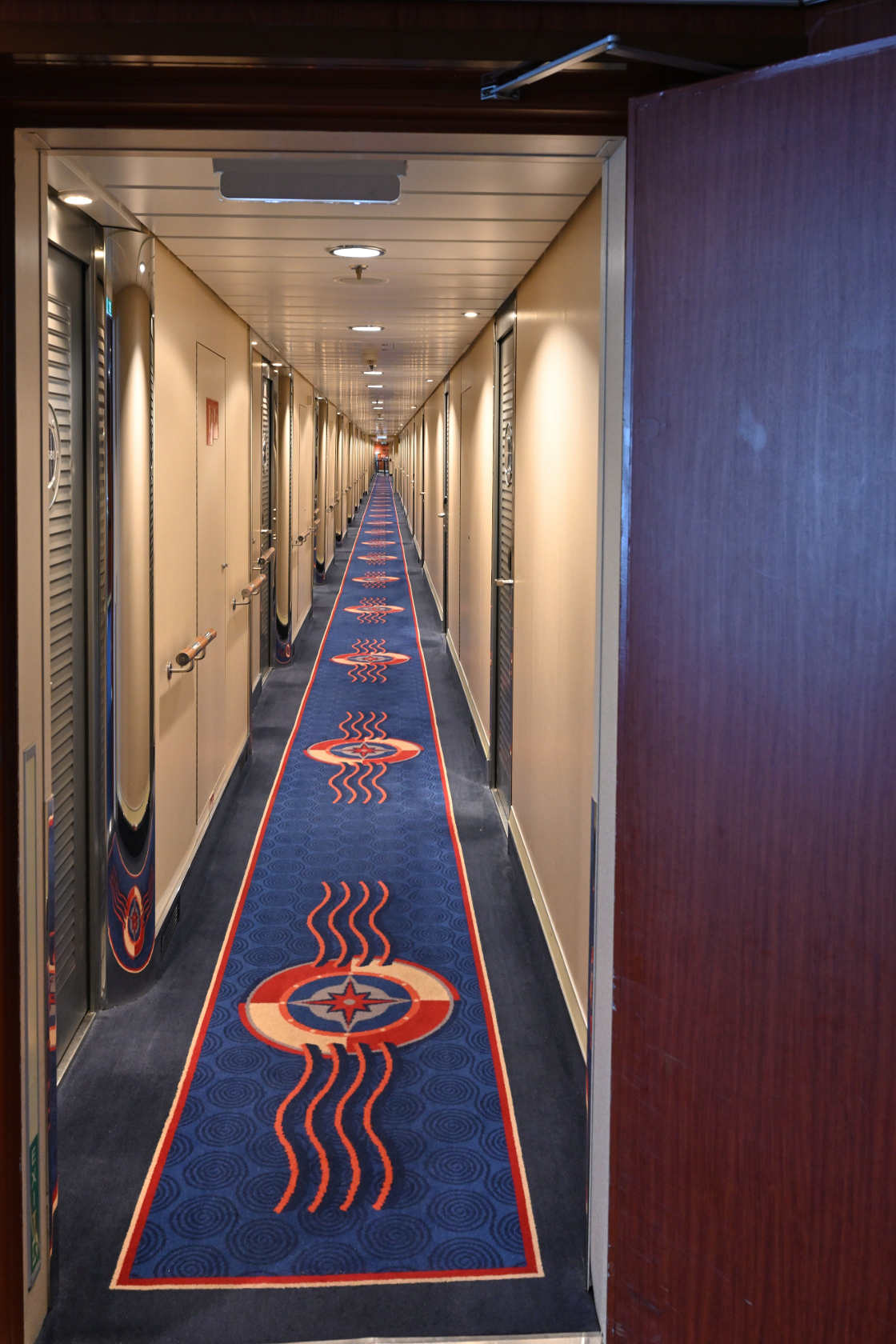 Der Gang zu unserer Kabine