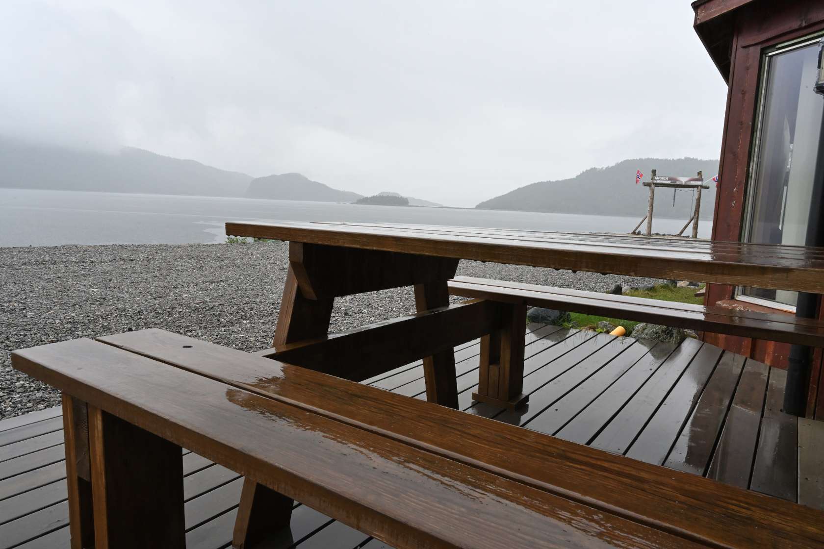 Gewohntes Wetter in Norwegen