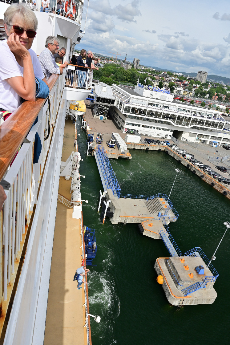 Wir legen in Oslo ab