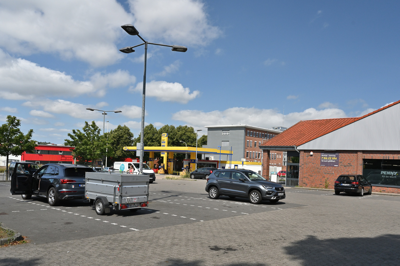 Letzter Stopp bevor es auf die Fähre ging